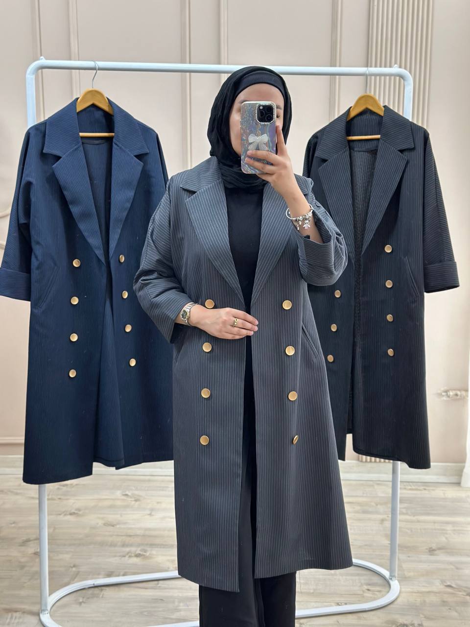 مانتو بلند افروز (پرداخت در ۴ قسط)
