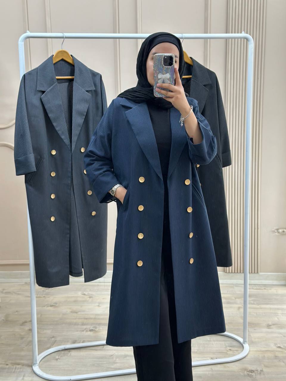 مانتو بلند افروز (پرداخت در ۴ قسط)